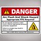 Avery Arc Flash/Danger Labels, Waterproof, UV Resistant, Preprinted, 3.5" x 5", 40 Warning Decal Labels
